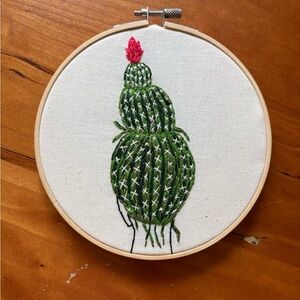 Prickly Minded Embroidery Art